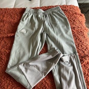BLACK & GREY ADIDAS SWEATPANTS